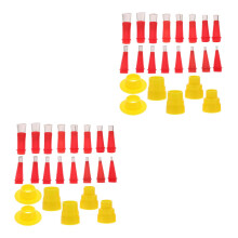 44Pcs Multi Applicator Kit Stainless Steel Rubber Nozzles