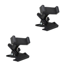 2Stk Metall Guitar Phone Stand Mit , 360 , Schwarz