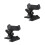 2Stk Metall Guitar Phone Stand Mit , 360 , Schwarz 1