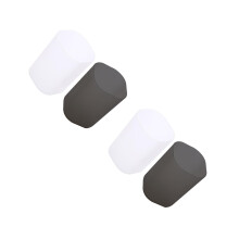 4Pcs Compact Pen Holder PP Material Assorted Desk Organizer Container
