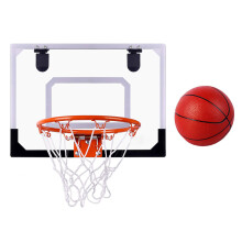 2Sets Indoor Basketball Toy Set ABS Hanging Hoop