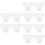 12Pièces Culottes Disposables Blanches Maternité Et Souplesse 6