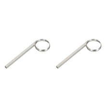 2Pièces Accessoire Trompette Argenté Anneau Métal Résistant Glisse