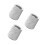3Pcs White Compact Bathroom Trash Can with Marble Pattern Design 7