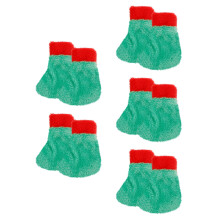 5Paires Douces Multicolores Pour Habiller Poupées Festives