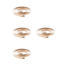 4Pcs Silver Metal Wind-Up Springs for Kids Clockwork Toy Maintenance