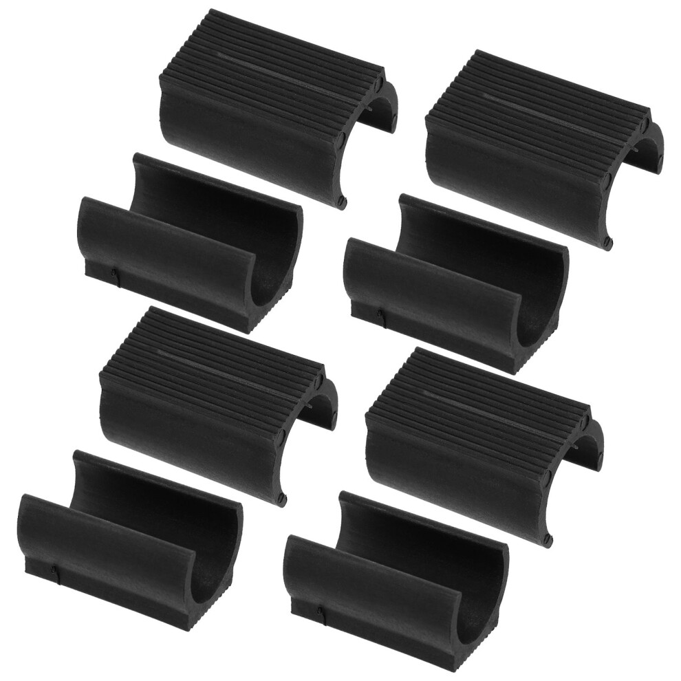 100Pcs Black Table Feet Protectors Chair Leg Caps Trampoline Pads 3681963838014