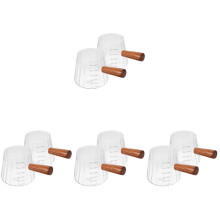 8Pièces Verres Espresso Lait En Verre Multi-Usage Bois