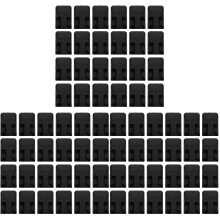 105Pcs Black Plastic Finger Ring Display Stand for Jewelry Storage