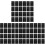105Pcs Black Plastic Finger Ring Display Stand for Jewelry Storage 1