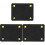 3Pcs Comfortable PU Suitcase Handle Wraps Black Grip Covers 1