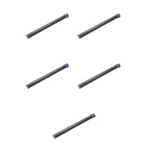 5Pcs Portable Aluminum Chopsticks Tube Grey Waterproof Storage Case
