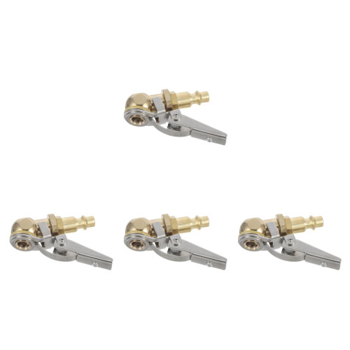 8Pcs Multi Color Copper Air Compressor Tire Inflation Nozzle Adapter