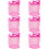 6Pièces Sac Bain Tulle Rose Stockage 7