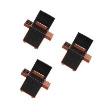 3Pcs Realistic Mini Bbq Grill Model Plastic Figurine for Garden Decor