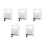 5Pcs Durable Waterproof White Electrical Socket Guard for Bathrooms 1