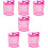 6Pièces Sac Bain Tulle Rose Stockage 10