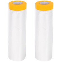 2Pcs Heavy Duty Pe Window Winterizing Shrink Film Insulation Kit