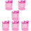 6Pièces Sac Bain Tulle Rose Stockage 11