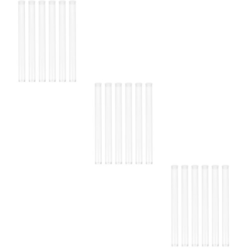 18Pièces Tubes En Clair Pour Bâtons D'encens, Usage Stockage 2
