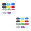 50Pcs Colorful Sleep Eye Patches Polyester Soft Lightweight Blindfold 1