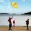 5Sets DIY Blank Flying Kite Set with Paints and Brushes 3