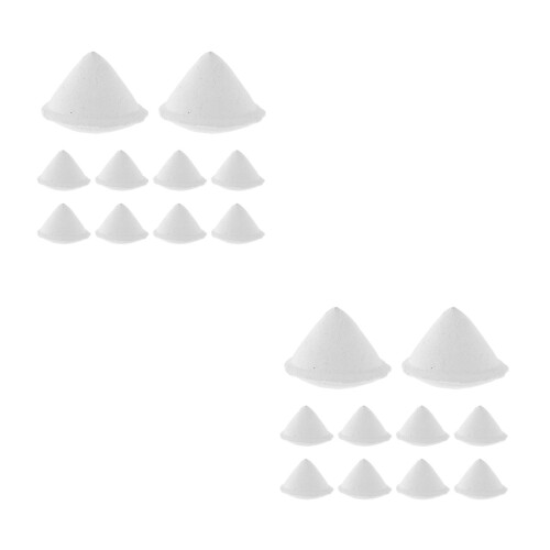 20Pcs White Ceramic Pottery Kiln Nails Reusable High-Temp Clay Tools