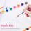 5Sets DIY Blank Flying Kite Set with Paints and Brushes 7