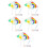 5Sets DIY Blank Flying Kite Set with Paints and Brushes 9