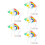 5Sets DIY Blank Flying Kite Set with Paints and Brushes 10