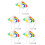 5Sets DIY Blank Flying Kite Set with Paints and Brushes 11
