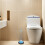 20Pcs Grey Bathroom Plunger Drip Tray with Breathable Plastic Material 10