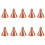 10Pcs DIY Mold Brown Alloy Clay Sculpture Tool 1