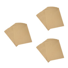 90Pcs Light Brown Braille School Writing Paper for 4 and Boards