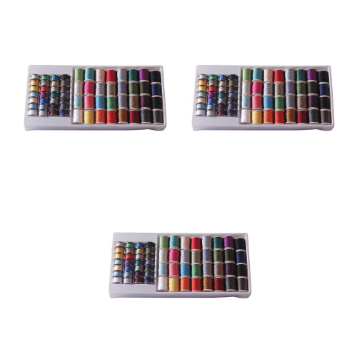 180Pcs Assorted Color Embroidery Thread Polyester Sewing Yarn Set