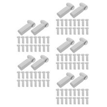 100Pcs Durable Dark Grey ABS Hard Tags for Clothes Shoes Hats Security