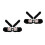 2Paare Schwarze Stoff Lenkerhandschuhe Winter Handwärmer 6