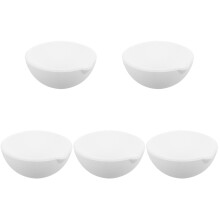 5Pcs Durable White Aluminum Oxide Quartz Melting Bowls for Metal