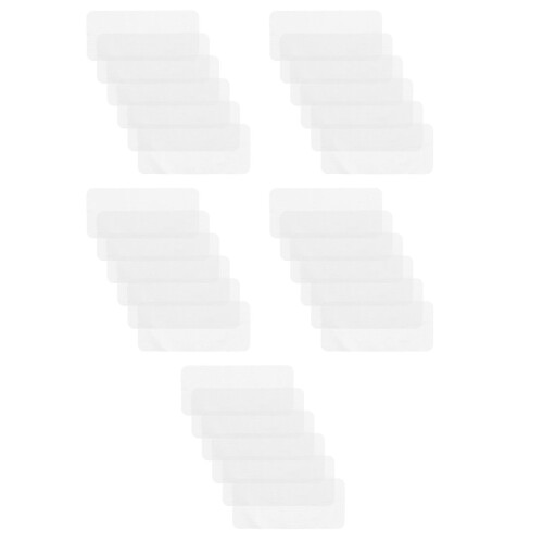 30Pcs White Heat Resistant Ironing Pads Polyester Fabric Home Use