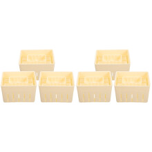 6Sets Practical Plastic Tofu Presser Mold Light Yellow Tofu DIY Set