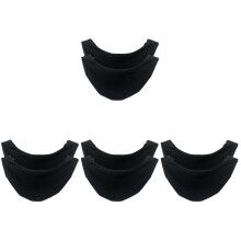 8Pcs Compact Black Microfiber Bowling Scratch-Free