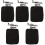 5Pcs Pet Heating Pad Black Polyester Adjustable Warm Mat for Reptiles 1