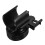5Pcs Versatile Hard Hat Clips for Headlamp Black Plastic Clamp Holder 2
