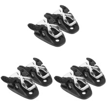 6St Vervangbare Zwarte Skate Gespen Voor Professionele Roller Skates
