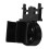 5Pcs Versatile Hard Hat Clips for Headlamp Black Plastic Clamp Holder 3