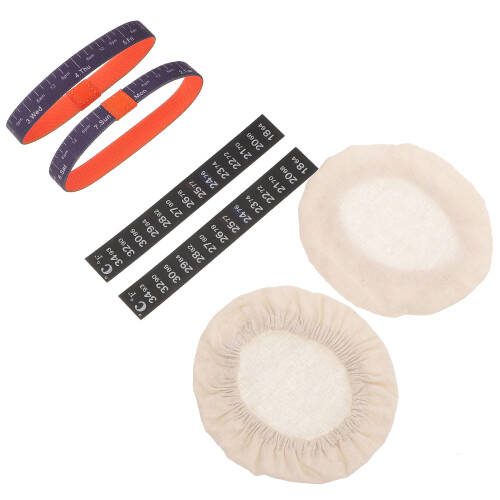 2Ensembles Kit Complet Bocal Levain Coton Couvrant Date Thermomètre 2