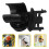 5Pcs Versatile Hard Hat Clips for Headlamp Black Plastic Clamp Holder 10