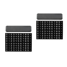 2Sets Durable Grey Car Dashboard Temporary Parking Phone