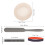 2Ensembles Kit Complet Bocal Levain Coton Couvrant Date Thermomètre 8