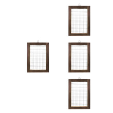 4Pcs Wooden Soil Sifter Screen Tool for Gardening and Potting Needs